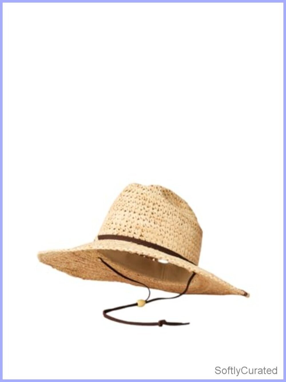 Foldable Straw Cowgirl Sun Hat with Wide Brim